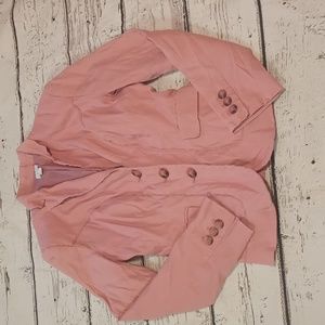 Apt. 9 Stretch Pink Linen Blend Blazer 4